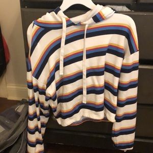 forver 21 cropped hoodie